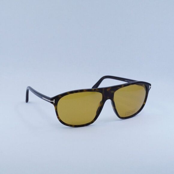 🕶️ New Tom Ford Prescott FT1027 52E Sunglasses - Havana Frame, Brown Lenses - Picture 9 of 11